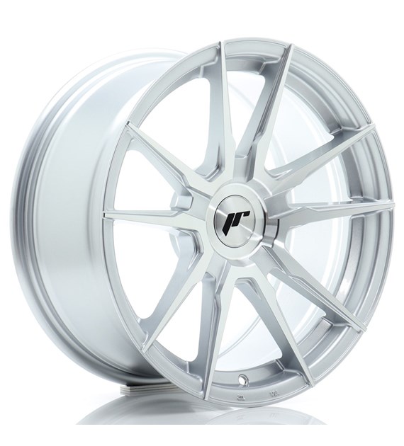 JR Wheels JR21 17x8 ET20-35 BLANK Silver Machined