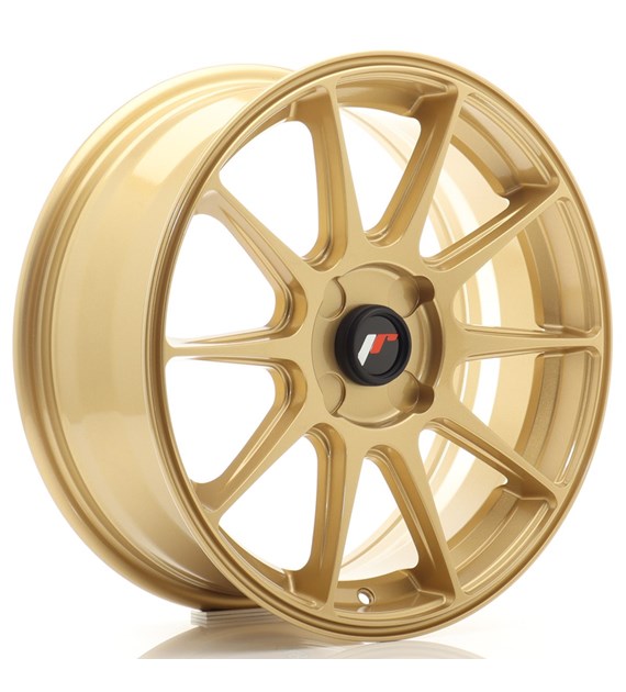 JR Wheels JR11 17x7 ET20-38 4H BLANK Gold