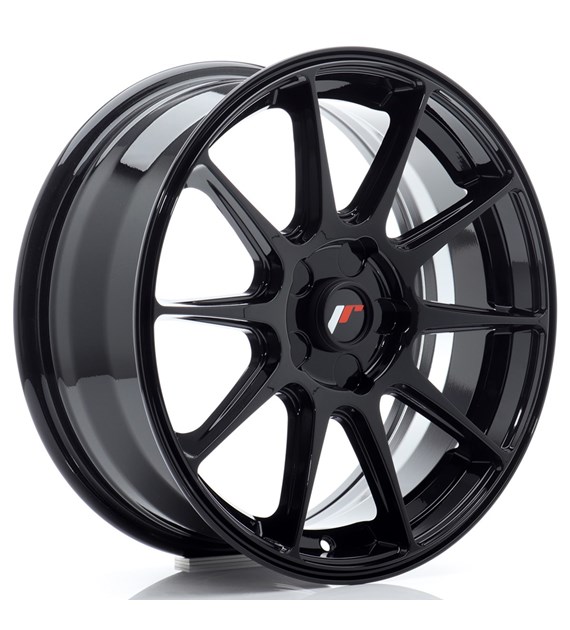 JR Wheels JR11 17x7 ET20-38 5H BLANK Gloss Black