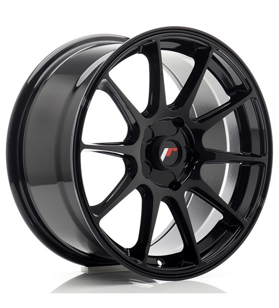 JR Wheels JR11 17x8 ET20-35 5H BLANK Gloss Black