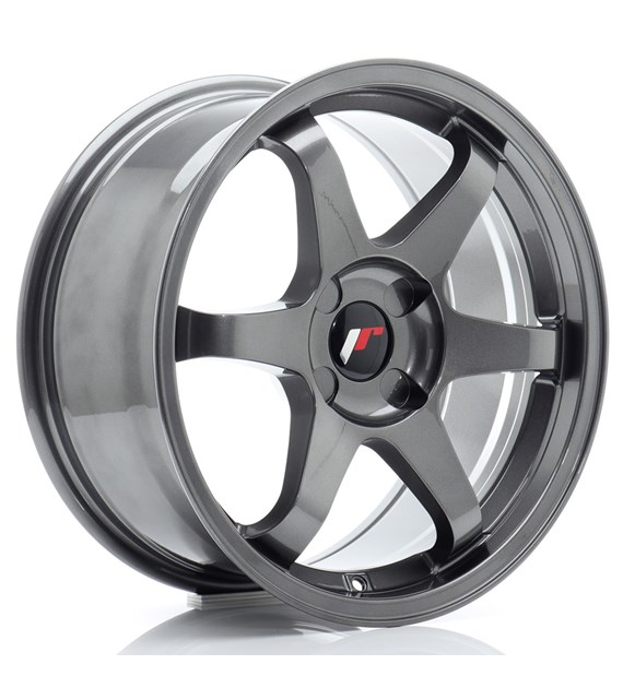 JR Wheels JR3 17x8 ET20-35 4H BLANK Gun Metal