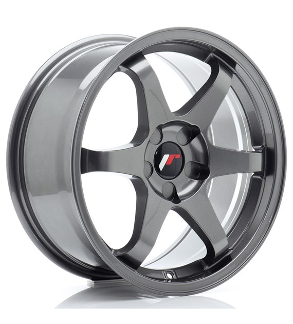 JR Wheels JR3 17x8 ET20-35 5H BLANK Gun Metal