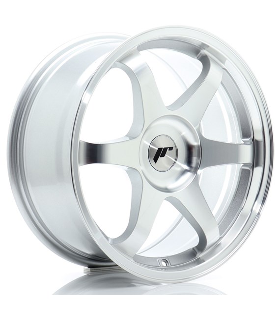 JR Wheels JR3 17x8 ET20-35 BLANK Silver Machined Face