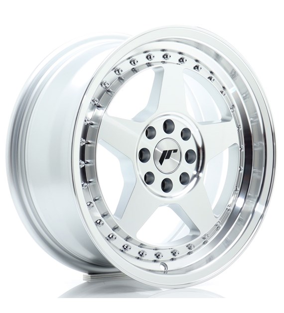 JR Wheels JR6 16x7 ET25 4x100/108 Silver Machined Face