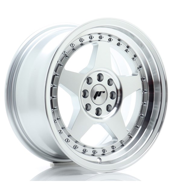 JR Wheels JR6 16x8 ET25 4x100/108 Silver Machined Face