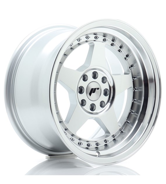 JR Wheels JR6 16x9 ET20 4x100/108 Silver Machined Face