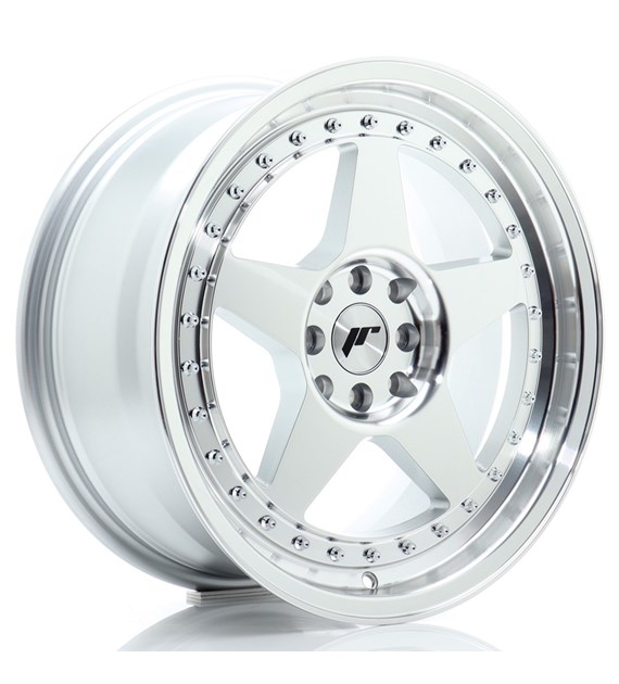 JR Wheels JR6 17x8 ET35 4x100/114 Silver Machined Face