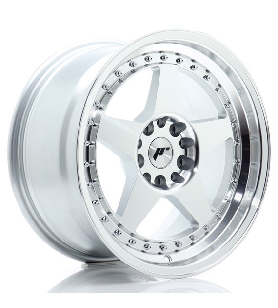 JR Wheels JR6 17x9 ET25 5x114/120 Silver Machined Face