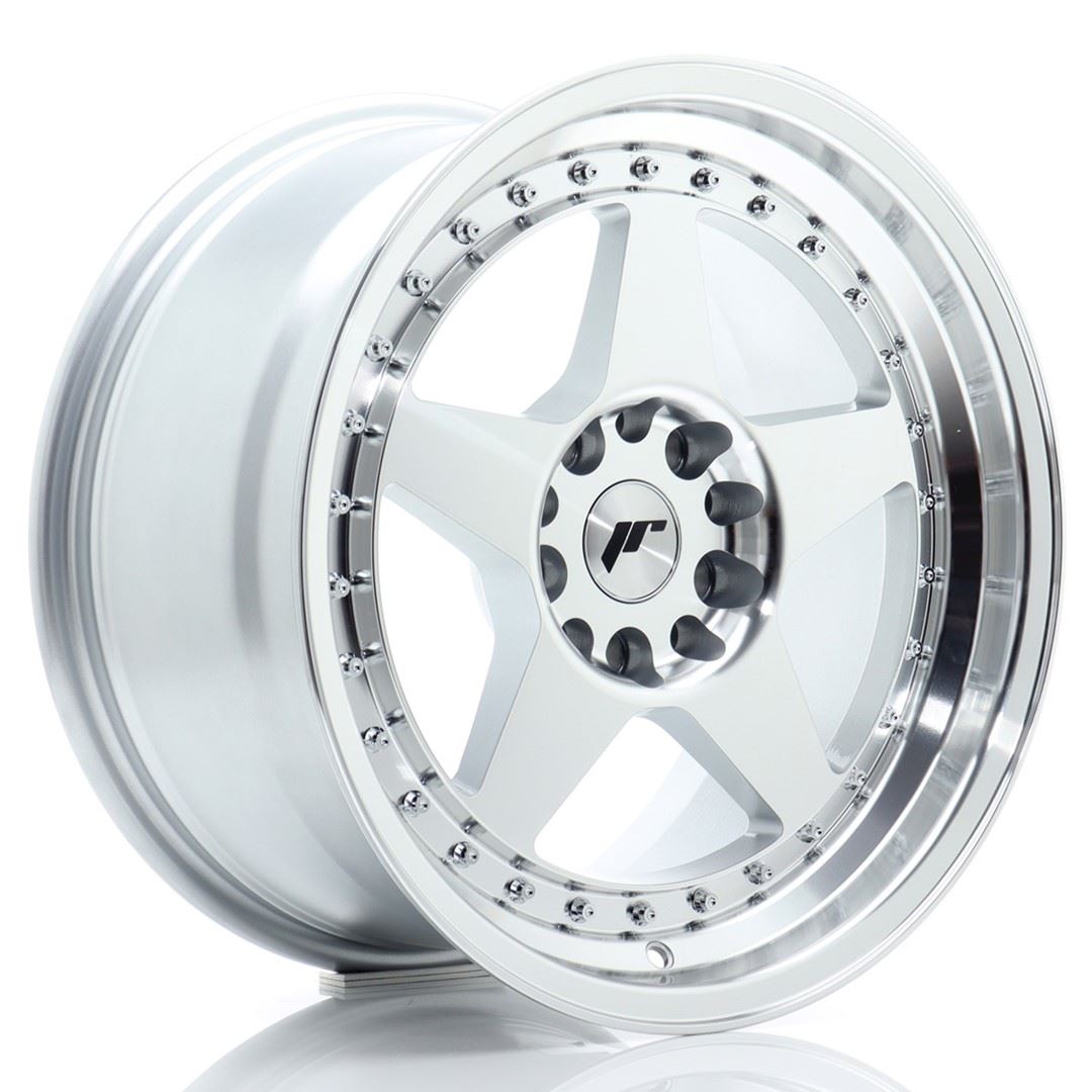 JR Wheels JR6 17x9 ET25 5x114/120 Silver Machined Face