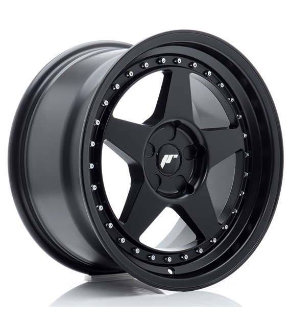 JR Wheels JR6 17x9 ET20-35 5H BLANK Matt Black