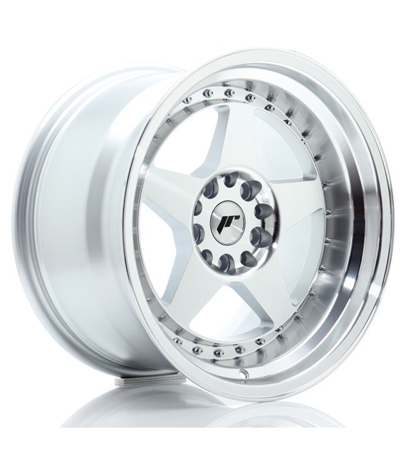 JR Wheels JR6 17x10 ET20 5x114/120 Silver Machined Face