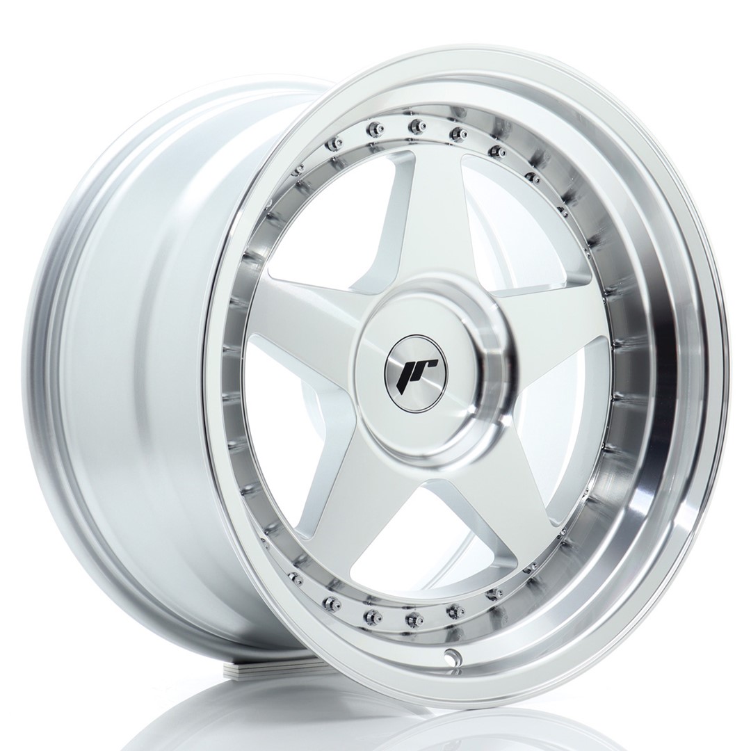 JR Wheels JR6 18x10,5 ET0-25 BLANK Silver Machined Face