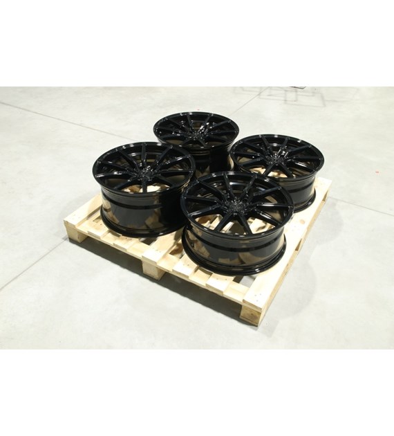 Set of CVR4 20x8,5 ET45 + 20x10 ET40 5x130 Platinum Black