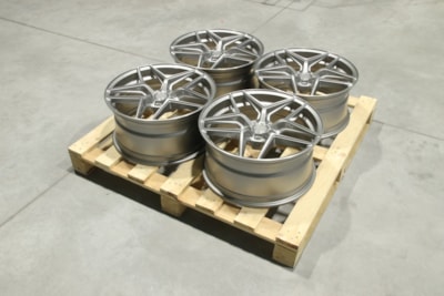 Set of CVR2 19x9 ET30 5x112 Brushed Titanium