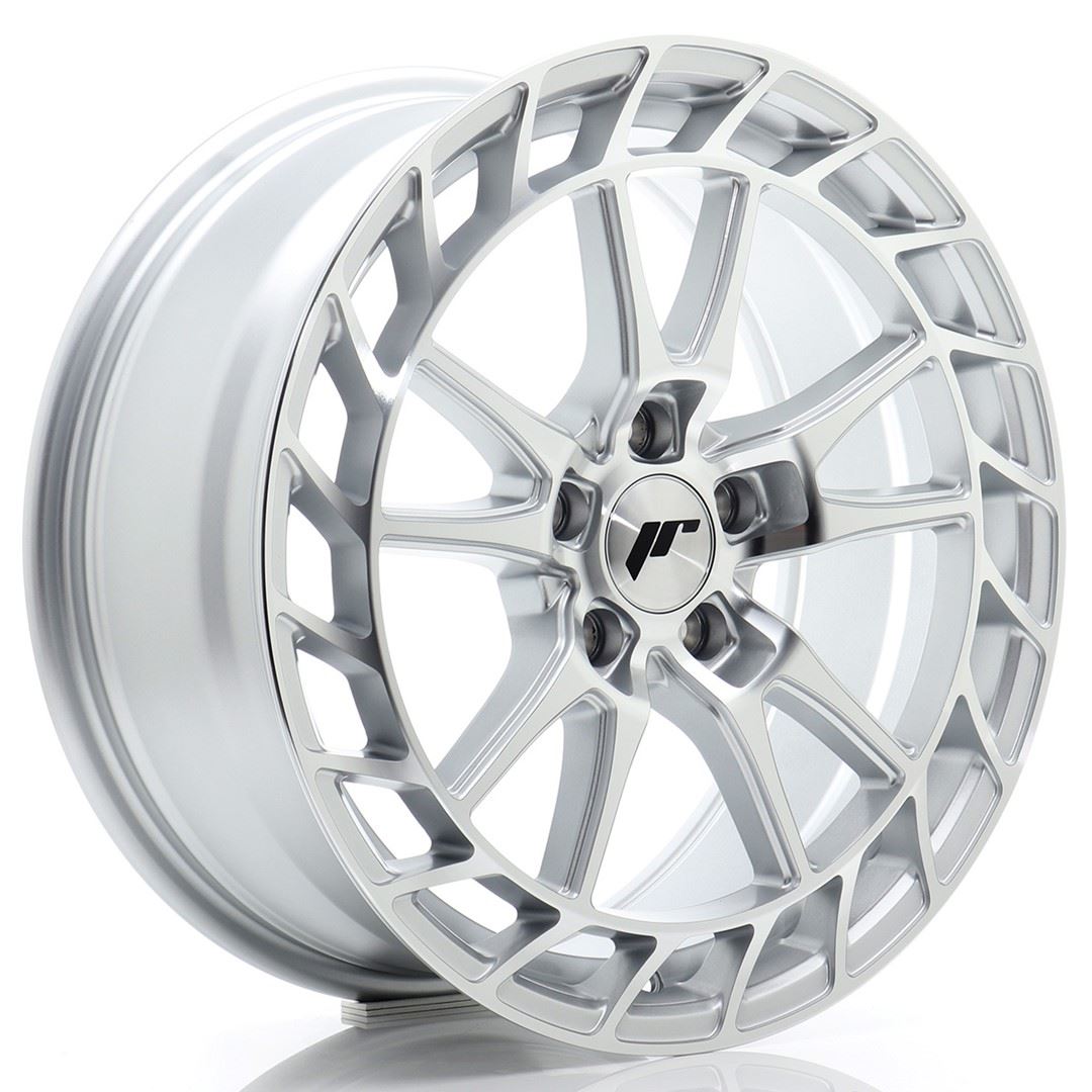 JR Wheels JR45 18x8 ET45 5x112 Silver w/Machined Face