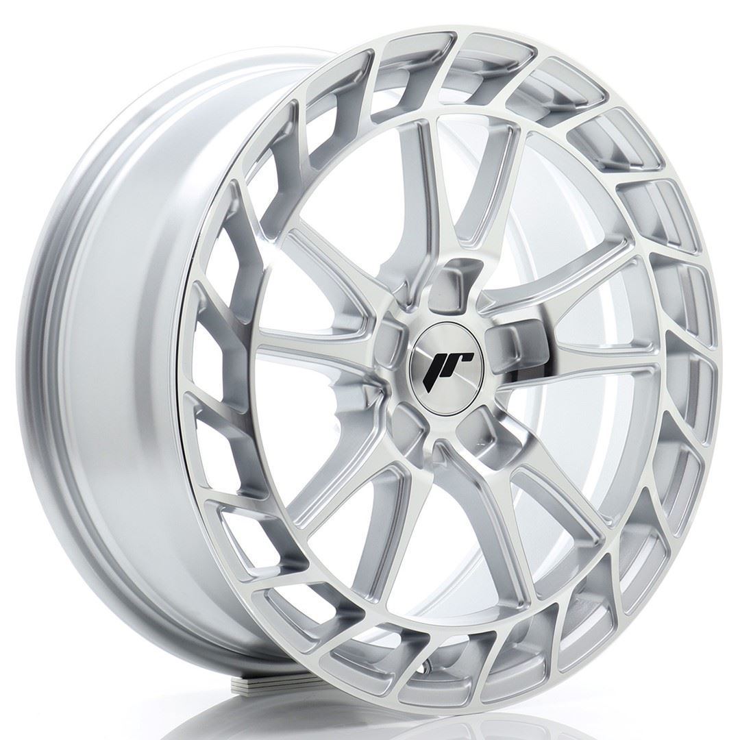 JR Wheels JR45 18x8 ET25-45 5H BLANK Silver w/Machined Face