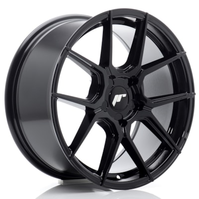 JR Wheels JR30 17x8 ET20-40 5H BLANK Gloss Black