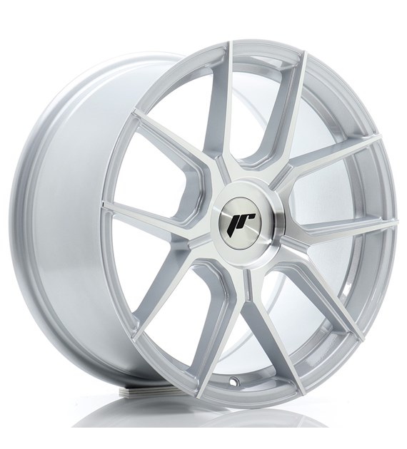 JR Wheels JR30 17x8 ET20-40 BLANK Silver Machined Face