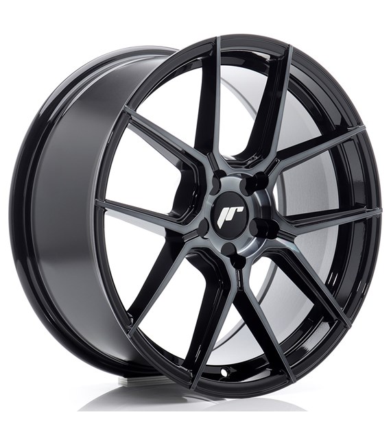 JR Wheels JR30 18x8 ET20-40 5H BLANK Black Machined w/Tinted Face