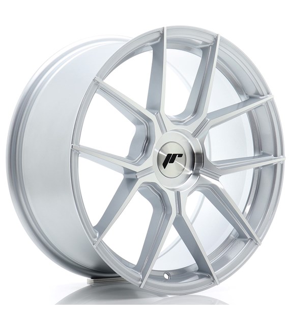 JR Wheels JR30 18x8 ET20-40 BLANK Silver Machined Face