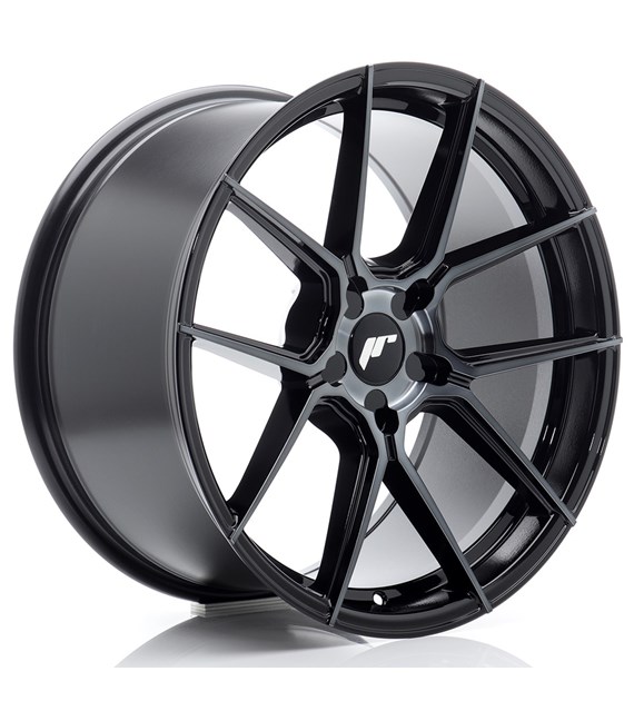 JR Wheels JR30 19x9 ET20-40 5H BLANK Black Machined w/Tinted Face