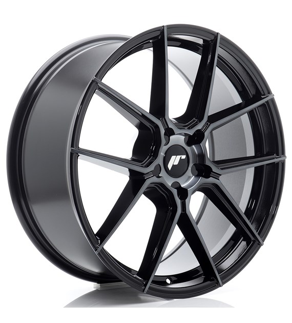 JR Wheels JR30 20x8 ET20-40 5H BLANK Black Machined w/Tinted Face