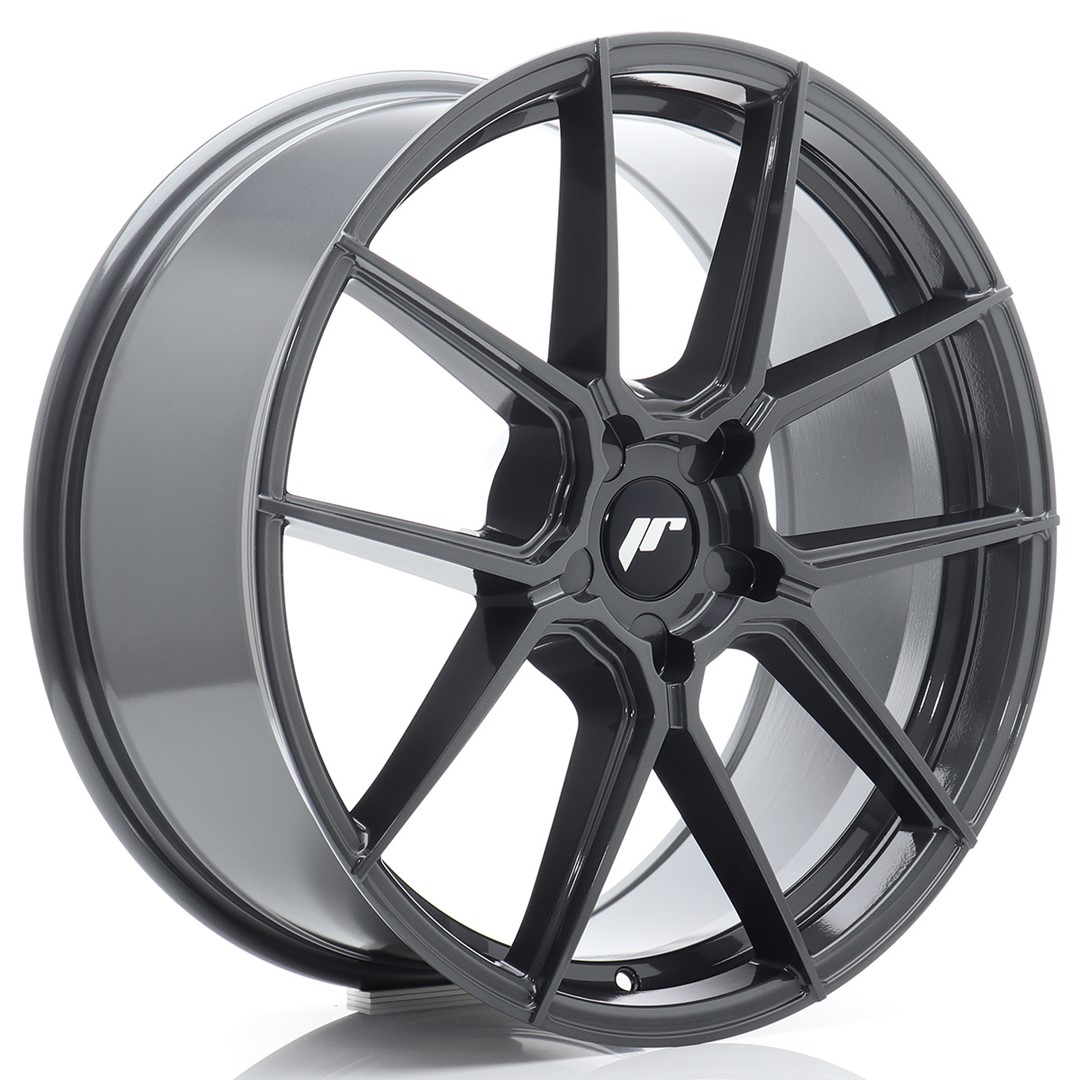 JR Wheels JR30 20x8 ET20-40 5H Blank Hyper Gray