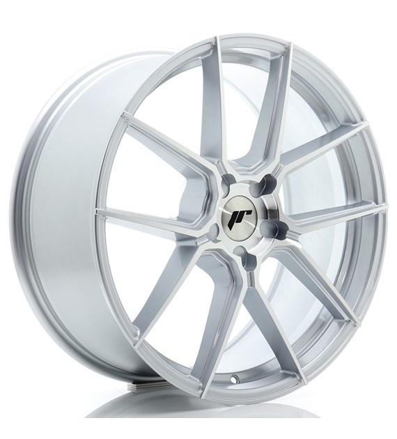 JR Wheels JR30 20x8 ET20-40 5H BLANK Silver Machined Face