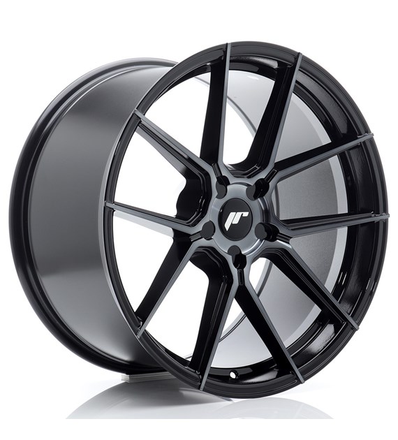 JR Wheels JR30 20x9 ET20-35 5H BLANK Black Machined w/Tinted Face