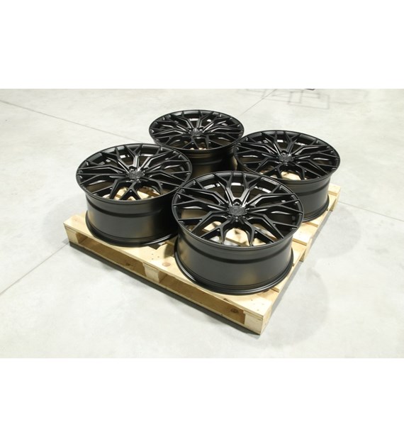 Set of CVR1 22x10 ET52 5x112 Carbon Graphite