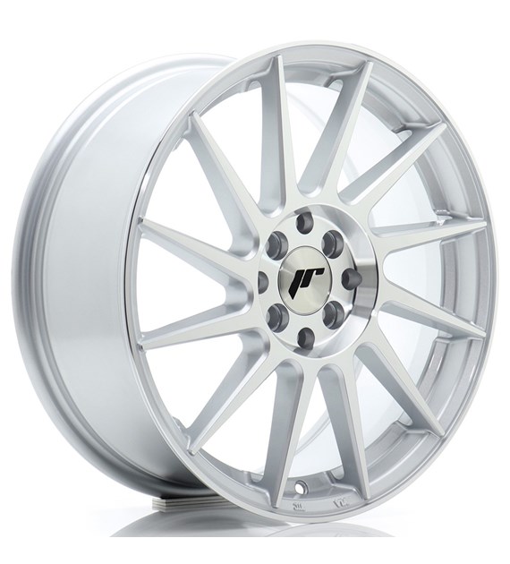 JR Wheels JR22 17x7 ET40 4x100/114 Silver Machined Face