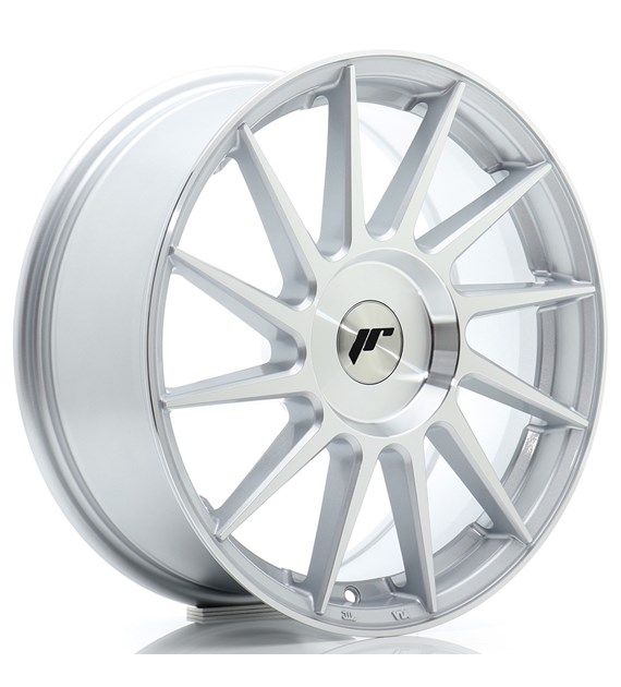 JR Wheels JR22 17x7 ET20-40 BLANK Silver Machined Face