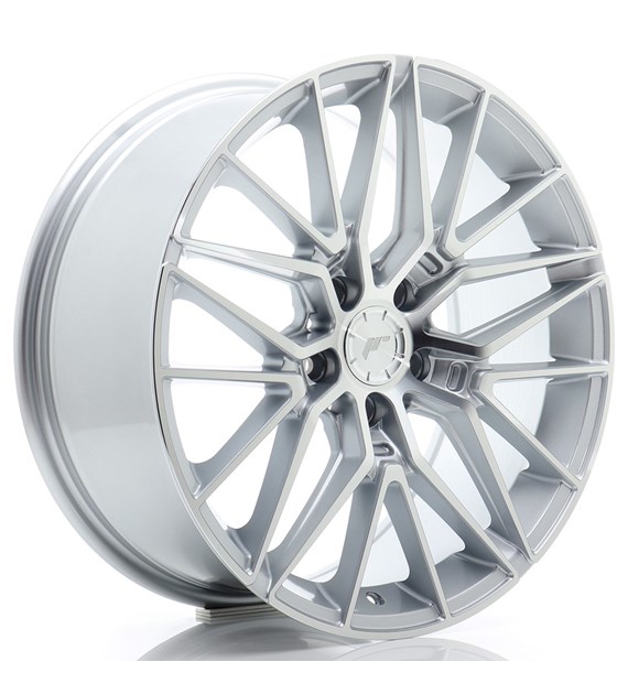 JR Wheels JR38 18x8 ET42 5x112 Silver Machined Face