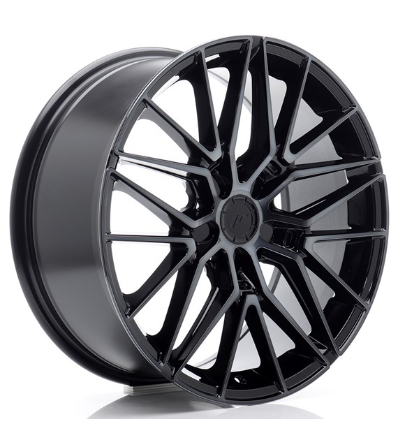 JR Wheels JR38 18x8 ET20-45 5H BLANK Black Machined w/Tinted Face