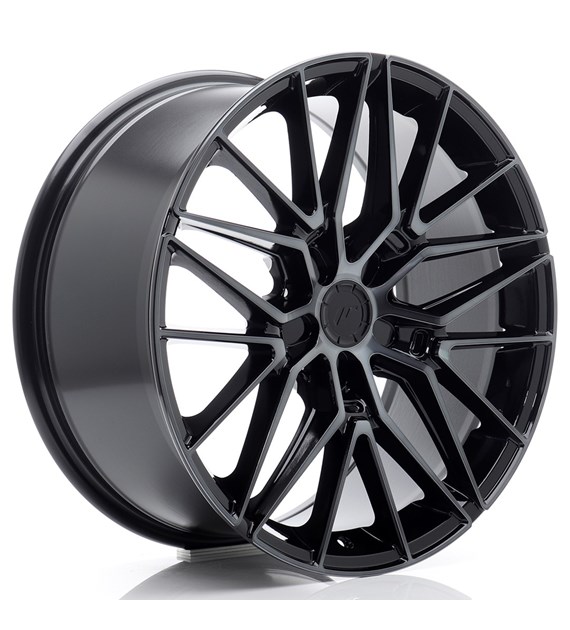 JR Wheels JR38 19x8 ET20-40 5H BLANK Black Machined w/Tinted Face