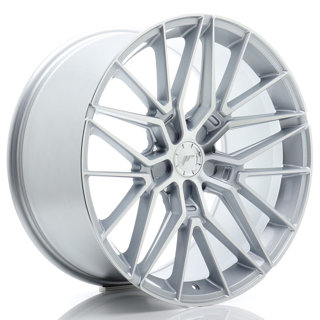 JR Wheels JR38 20x10 ET20-48 5H BLANK Silver Machined Face