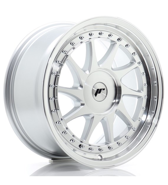 JR Wheels JR26 17x8 ET20-35 BLANK Silver Machined Face