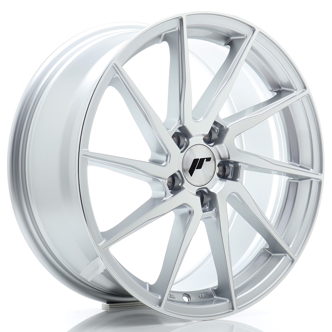 JR Wheels JR36 18x8 ET45 5x112 Silver Machined Face JR Wheels JR36 18x8 ET45 5x112 Silver Machined Face