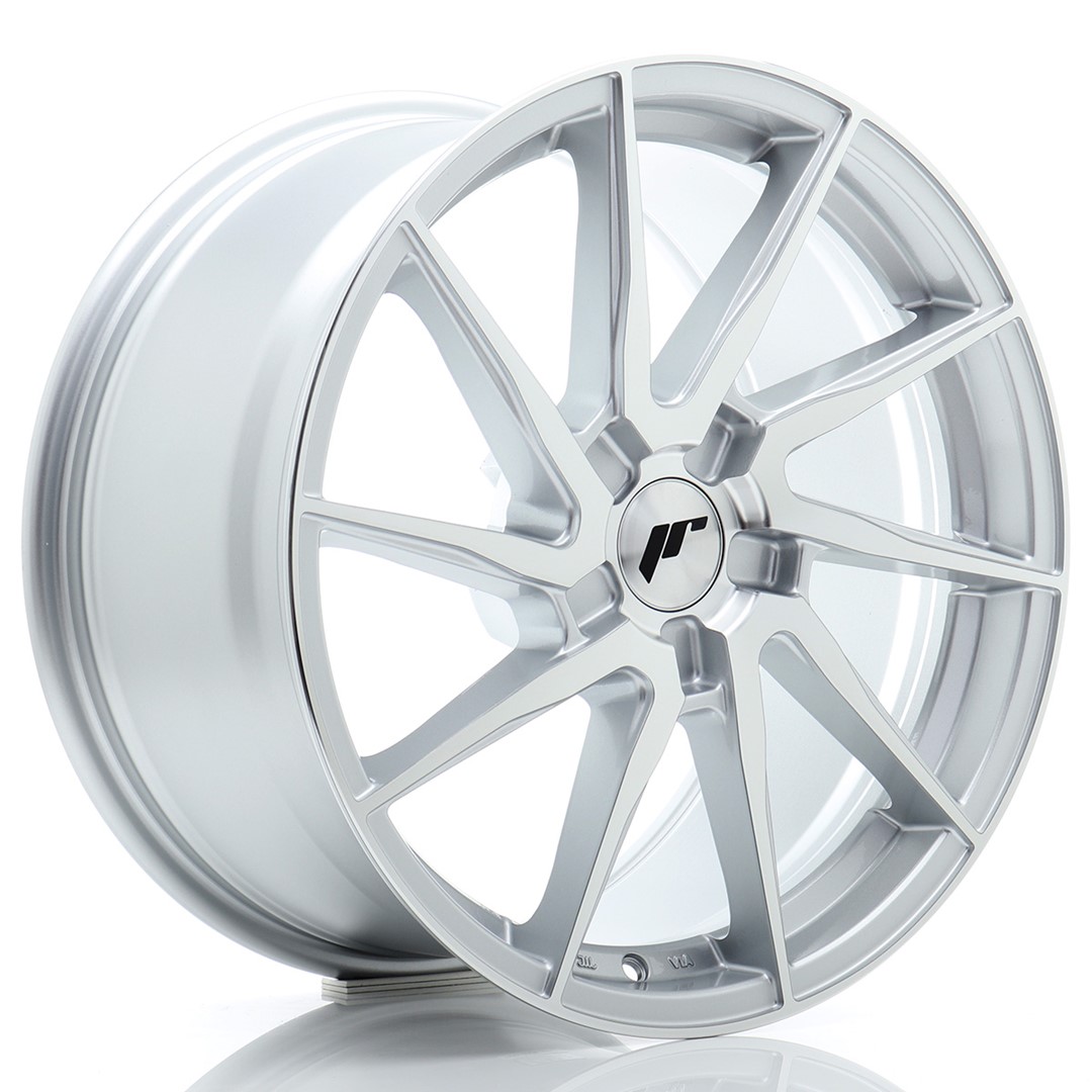 JR Wheels JR36 18x9 ET20-50 5H BLANK Silver Machined Face JR Wheels JR36 18x9 ET20-50 5H BLANK Silver Machined Face