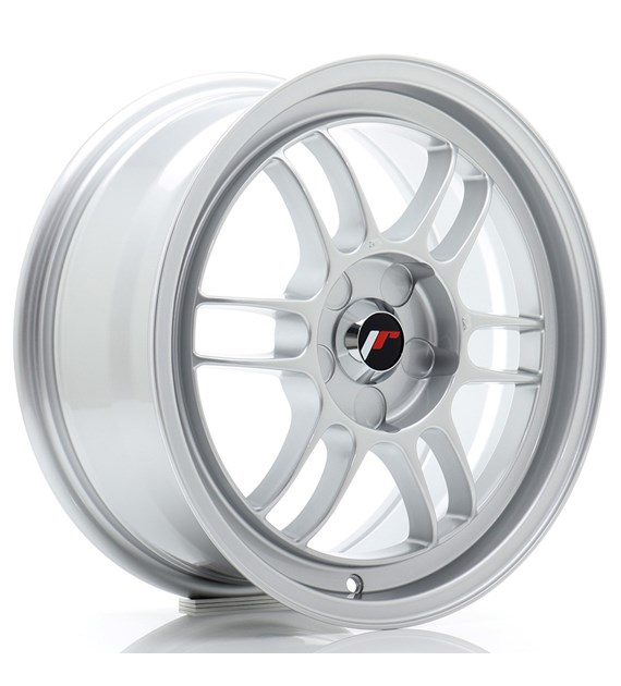 JR Wheels JR7 16x7 ET38 5H Blank Silver