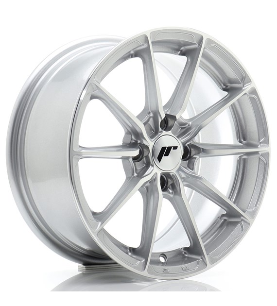 JR Wheels JR37 15x7 ET38 4x100 Silver Machined Face