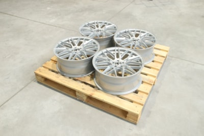 Set of JR28 18x7,5 ET30 + 18x7,5 ET35 5x100 Gloss Silver