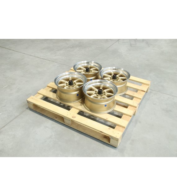 Set of JR19 14x7 ET0 4x100/114,3 Gold