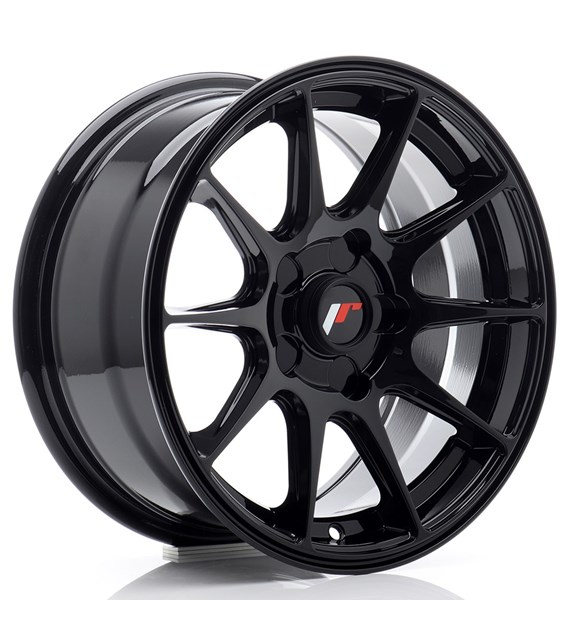 JR Wheels JR11 15x7 ET30 5H Blank Gloss Black