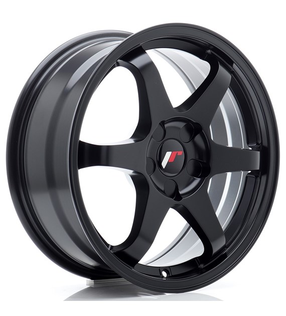 JR Wheels JR3 17x7 ET20-42 5H BLANK Matt Black