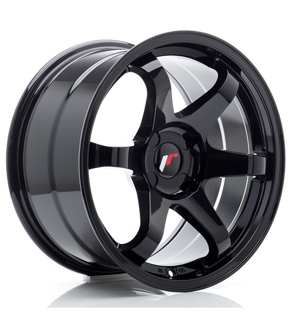 JR Wheels JR3 17x9 ET20-35 4H BLANK Gloss Black