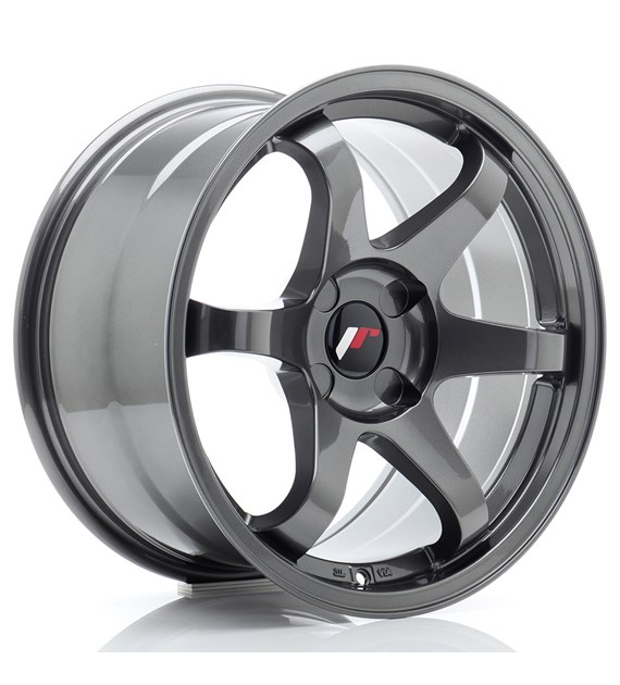 JR Wheels JR3 17x9 ET20-35 4H BLANK Gun Metal