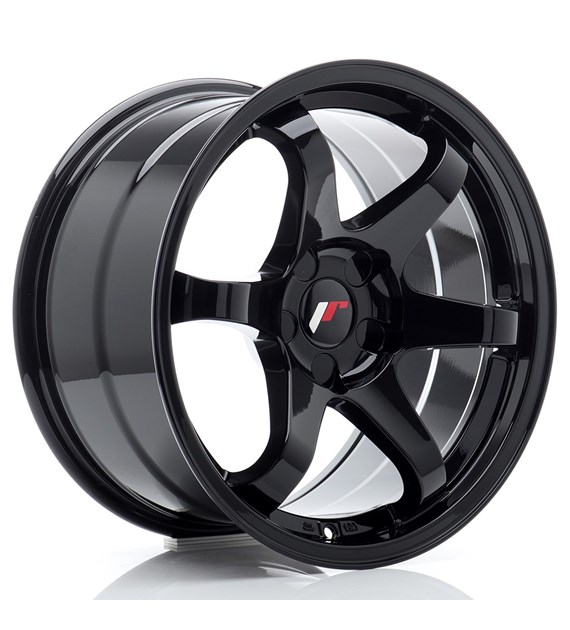 JR Wheels JR3 17x9 ET20-35 5H BLANK Gloss Black