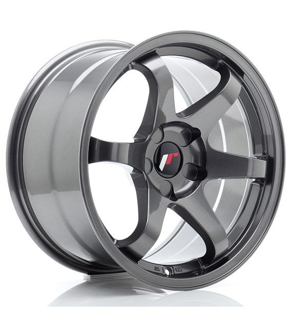 JR Wheels JR3 17x9 ET20-35 5H BLANK Gun Metal