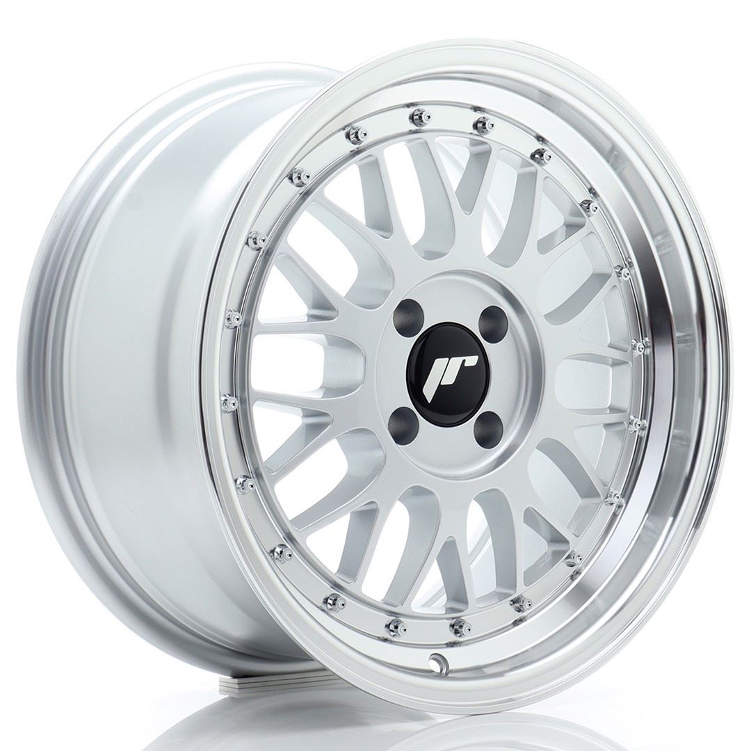 JR Wheels JR23 16x8 ET20 4x100 Hyper Silver w/Machined Lip